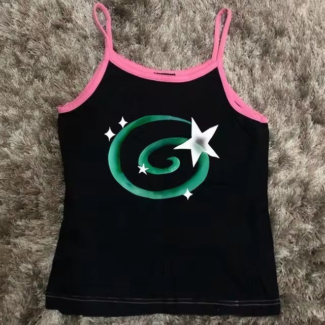 Fresh Colorblock Slim Fit Crop Camisole