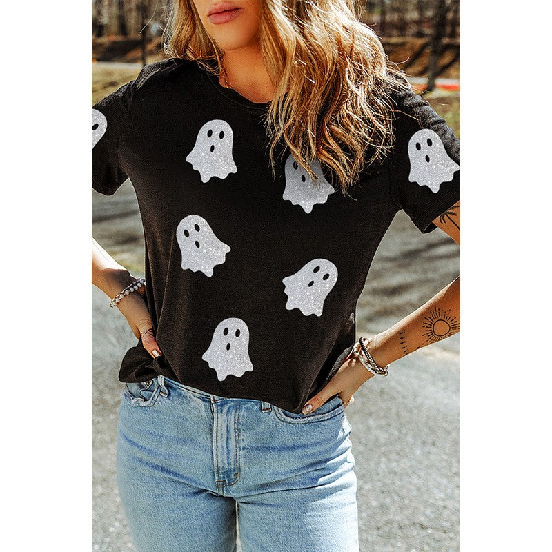 Graphic Zebra Contrast Cotton T-Shirt