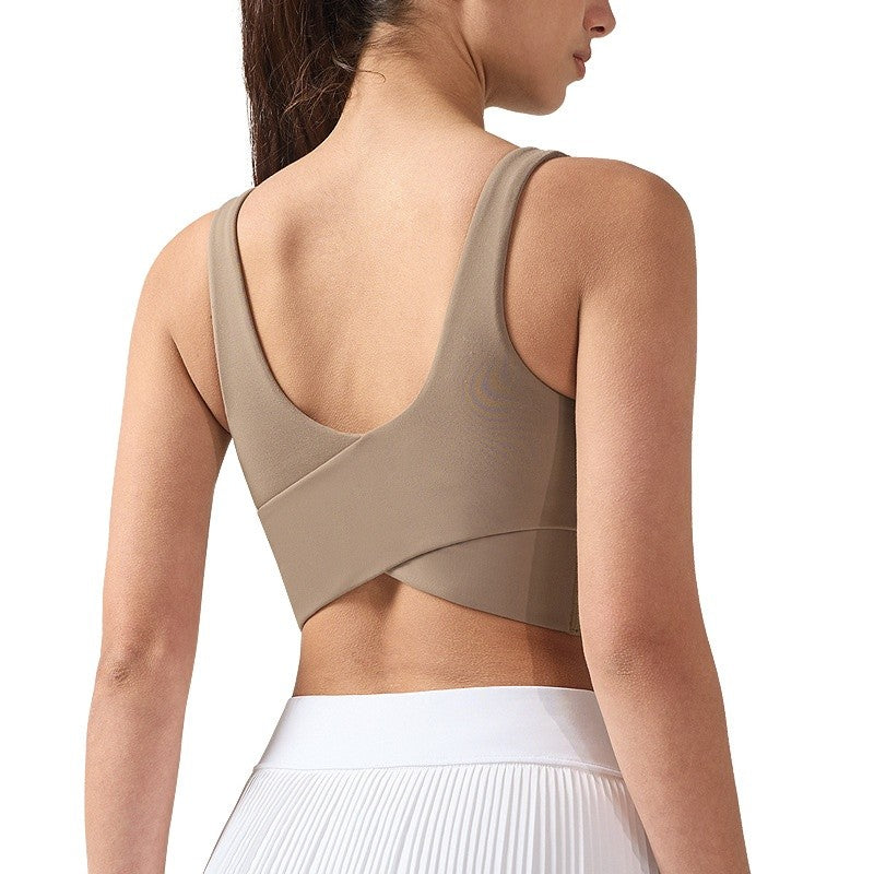 Seamless Shock-Absorbing Sports Bra Vest