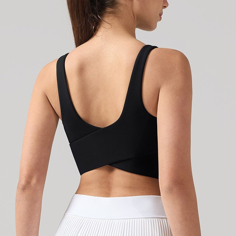 Seamless Shock-Absorbing Sports Bra Vest