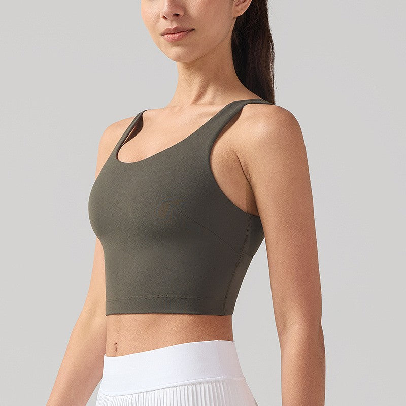 Seamless Shock-Absorbing Sports Bra Vest